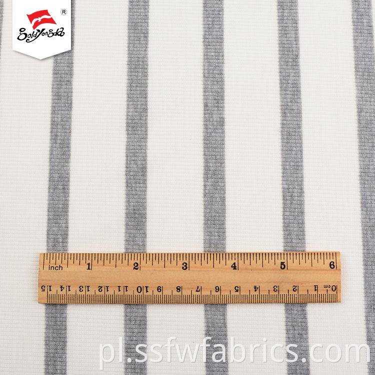 Soft Hand Feel Rib Knit Fabric